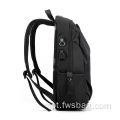 Design de logotipo OEM personalizado Travel Anti -Roubo Laptop Back Pack Back Nylon Anti -Roubo Backpacks à prova d'água com porta de carregamento